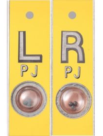 Position Indicator X-Ray Markers (Sunshine Yellow Solid)