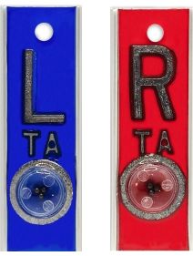 Position Markers 5/8" L&R (Blue Red Standard)
