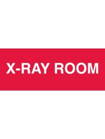 X-Ray Room Sign Red