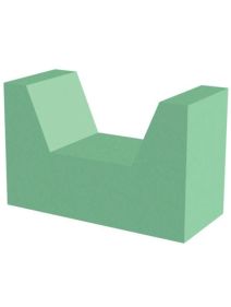 MR Safe Coated Child Myelogram Block Sponge (Non-Stealth)