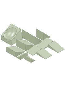 Non-Coated CT Positioning Sponge Bundle