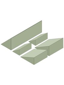 Wedge Non-Coated Sponge Bundle B